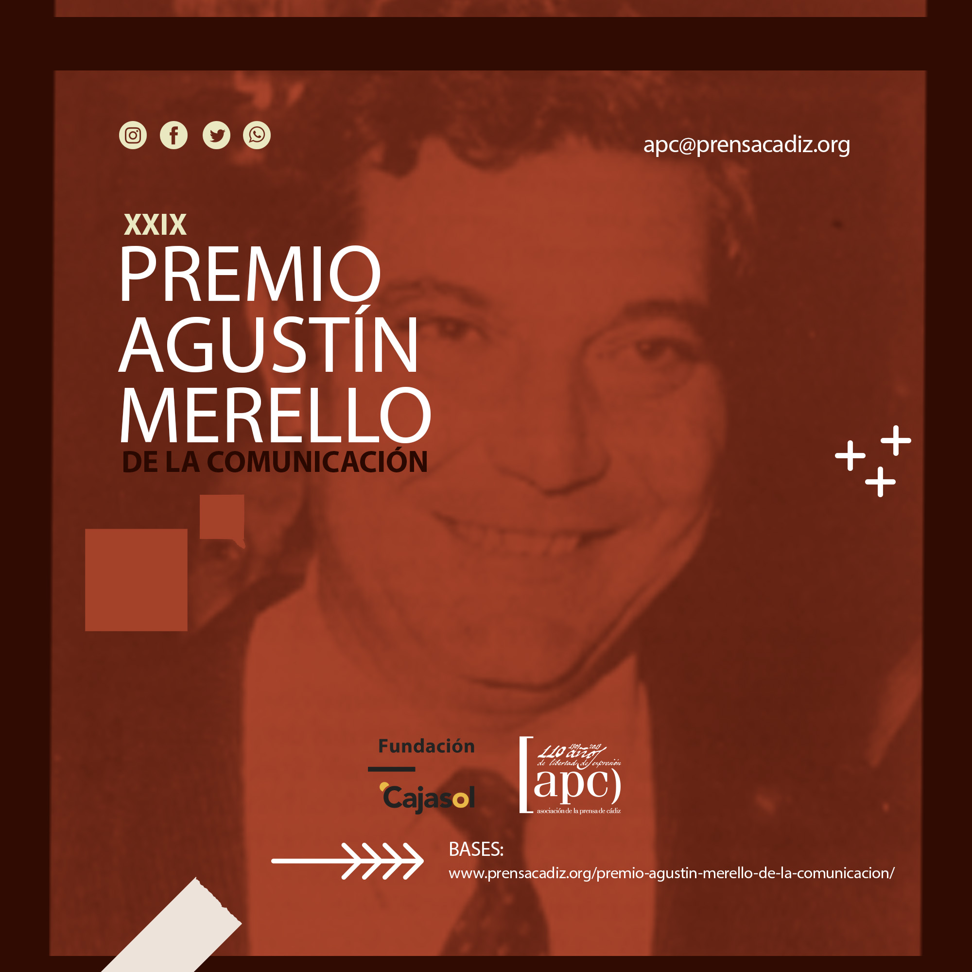 La APC y la Fundación Cajasol convocan el XXIX Premio Agustín Merello de la Comunicación