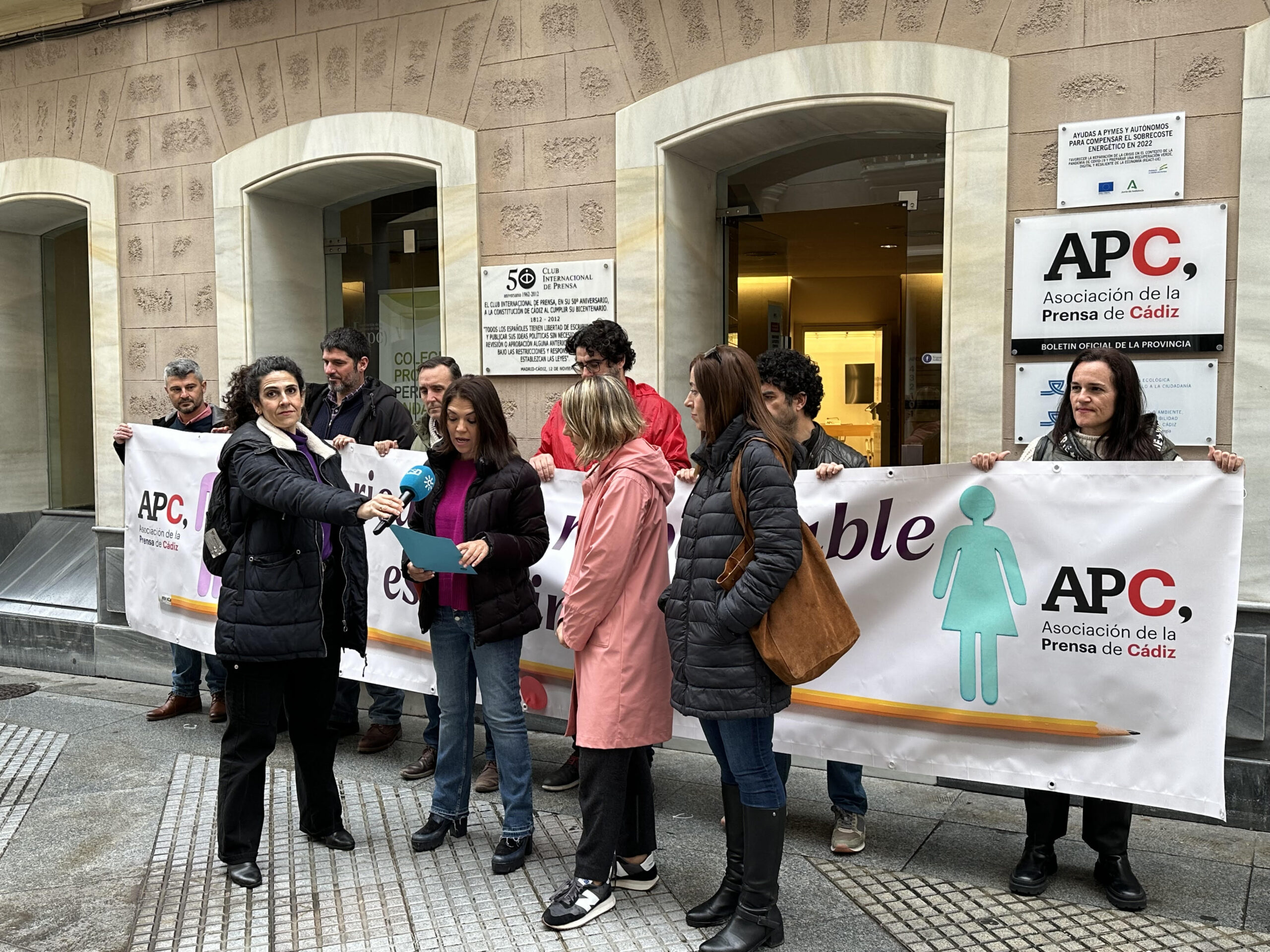 Periodistas gaditanos reivindican un periodismo feminista este 8 de marzo