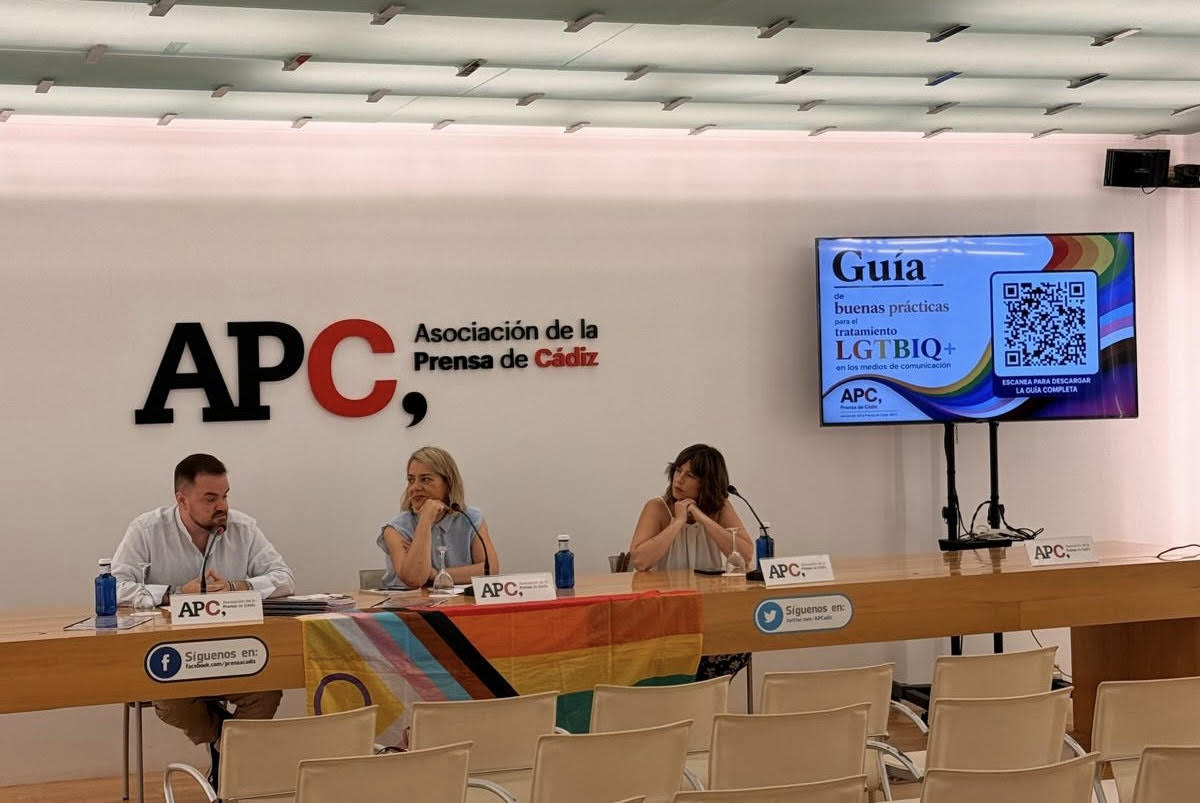 La Asociación de la Prensa de Cádiz presenta una guía pionera para mejorar el tratamiento informativo de la realidad LGTBIQ+