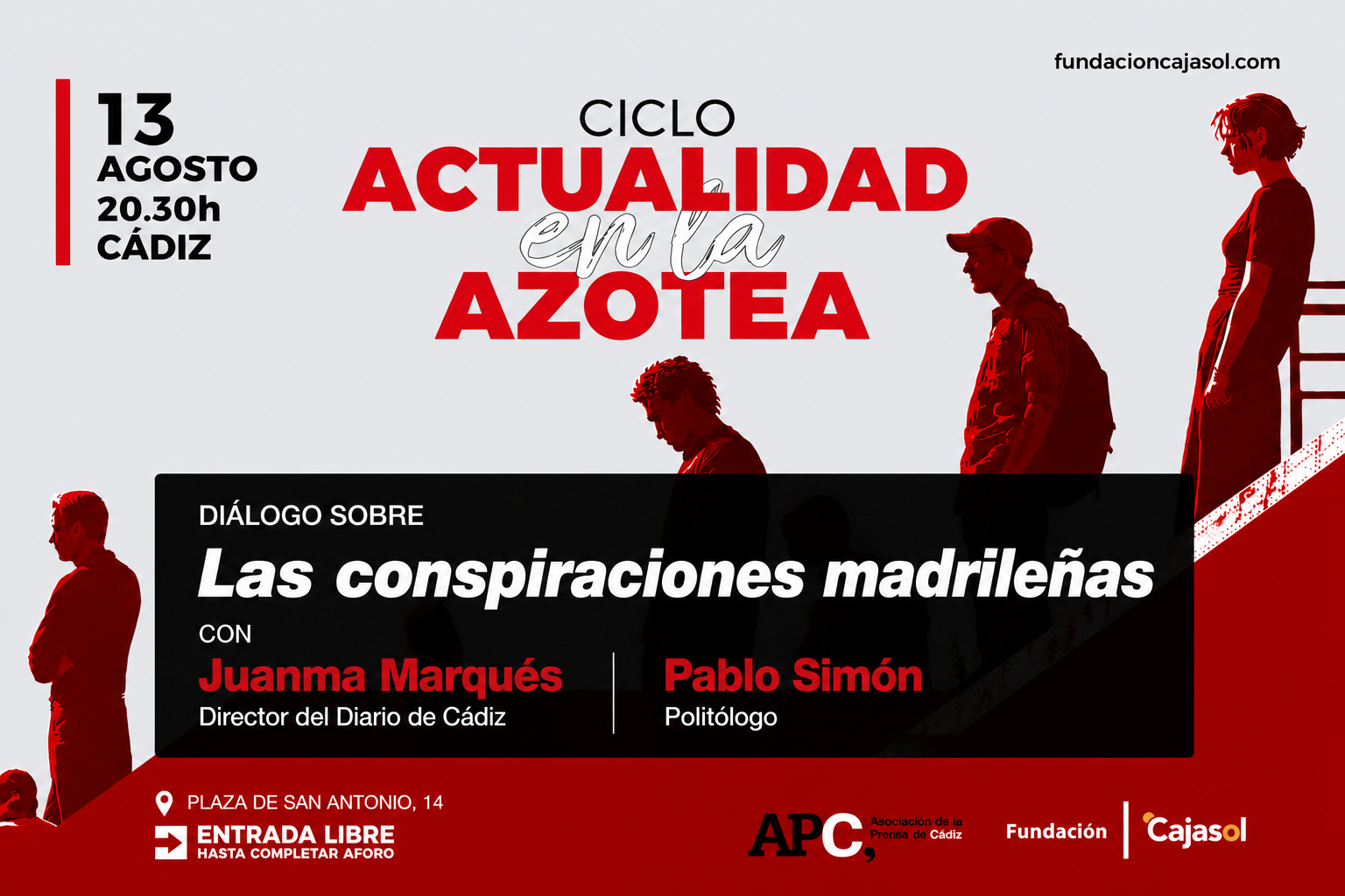 Pablo Simón analiza este jueves en Cádiz las claves de las «conspiraciones madrileñas»